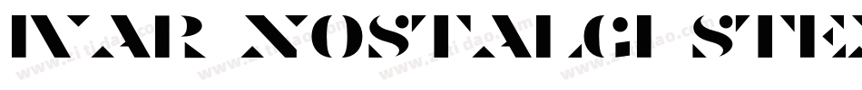 Ivar Nostalgi Stenc字体转换